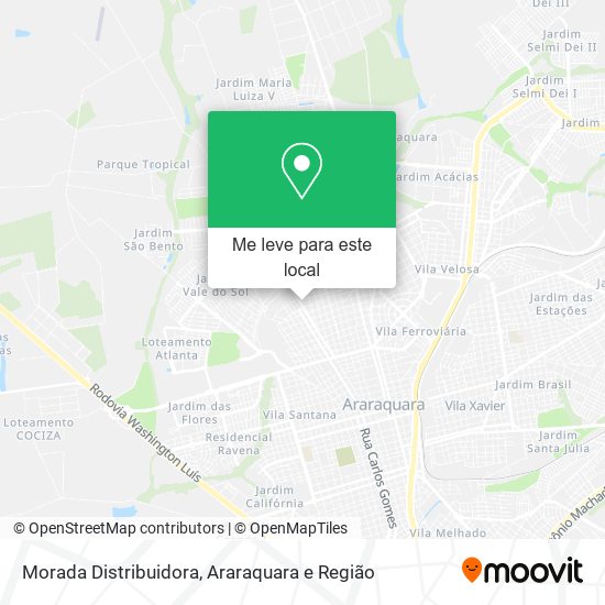 Morada Distribuidora mapa