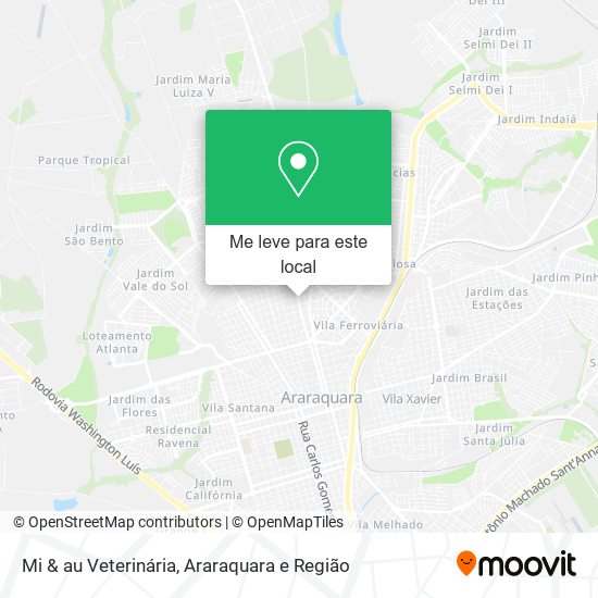 Mi & au Veterinária mapa