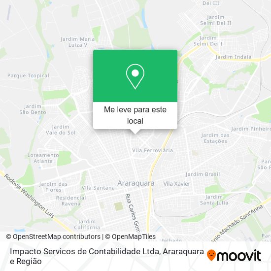 Impacto Servicos de Contabilidade Ltda mapa
