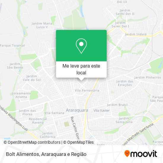 Bolt Alimentos mapa