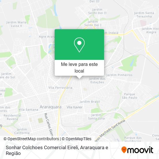 Sonhar Colchoes Comercial Eireli mapa