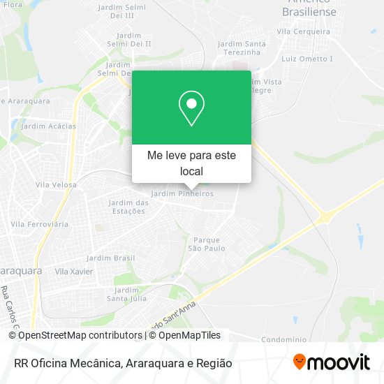RR Oficina Mecânica mapa