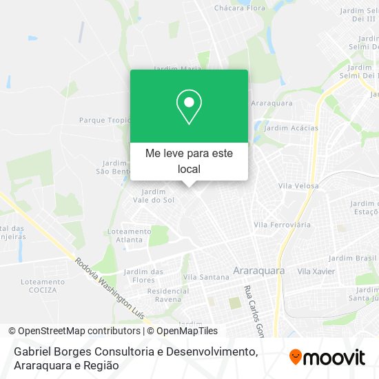 Gabriel Borges Consultoria e Desenvolvimento mapa