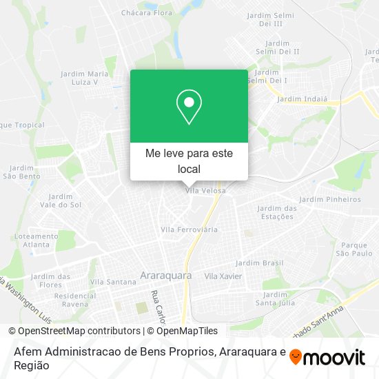 Afem Administracao de Bens Proprios mapa