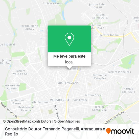 Consultório Doutor Fernando Paganelli mapa