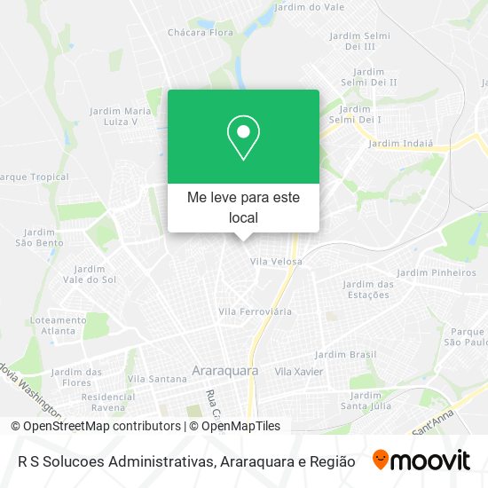 R S Solucoes Administrativas mapa