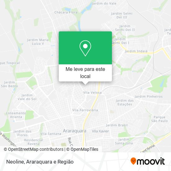 Neoline mapa