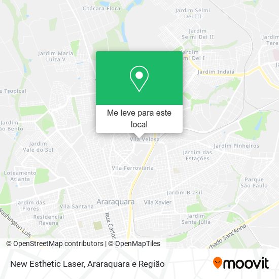 New Esthetic Laser mapa