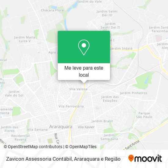 Zavicon Assessoria Contábil mapa