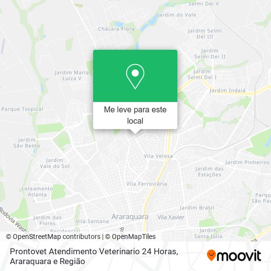 Prontovet Atendimento Veterinario 24 Horas mapa