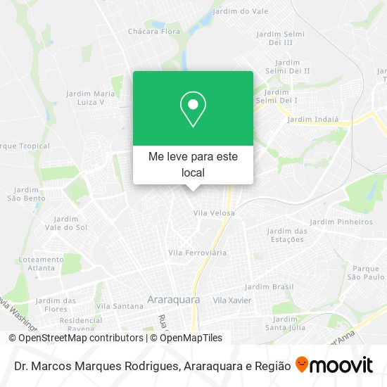 Dr. Marcos Marques Rodrigues mapa