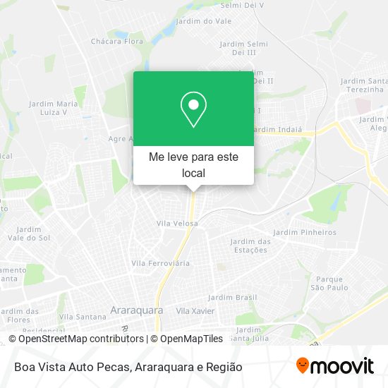 Boa Vista Auto Pecas mapa