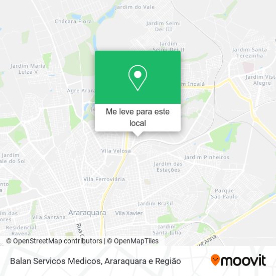 Balan Servicos Medicos mapa