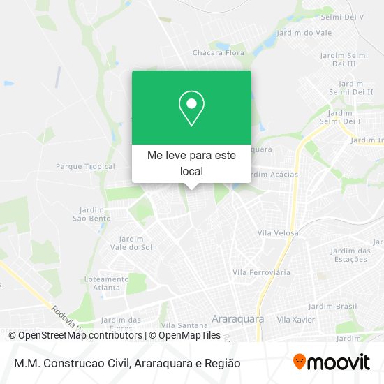 M.M. Construcao Civil mapa