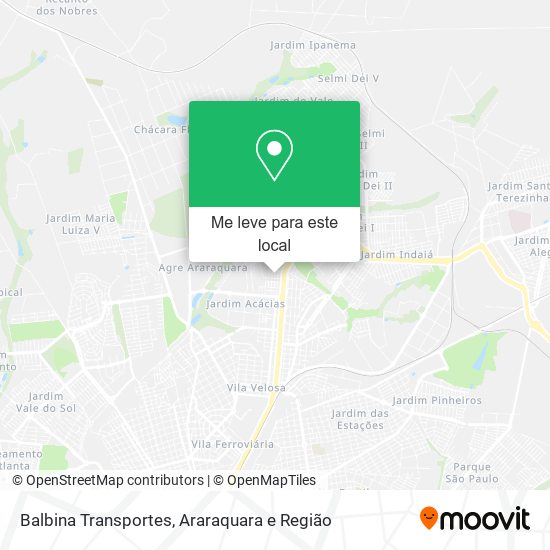 Balbina Transportes mapa