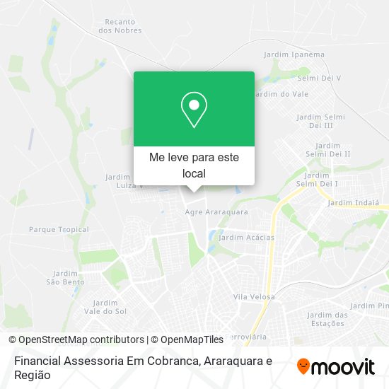 Financial Assessoria Em Cobranca mapa