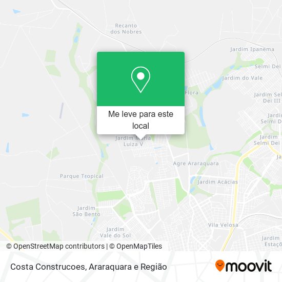 Costa Construcoes mapa