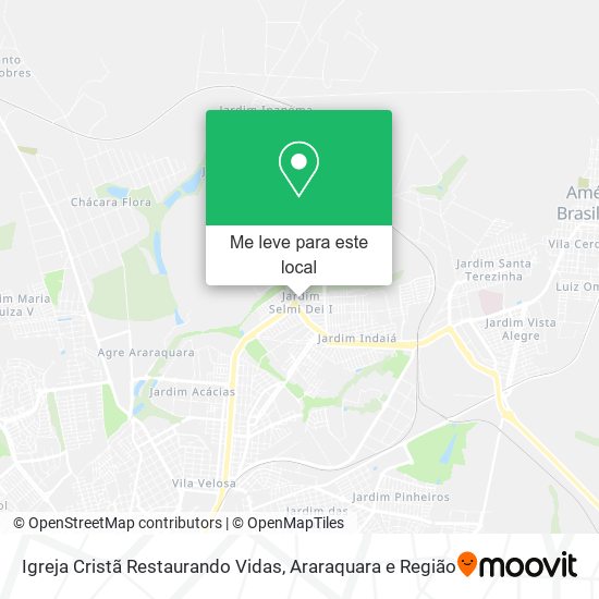 Igreja Cristã Restaurando Vidas mapa