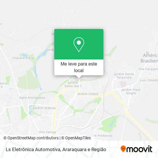 Ls Eletrônica Automotiva mapa