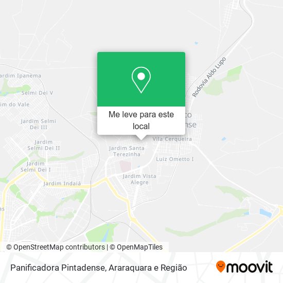 Panificadora Pintadense mapa