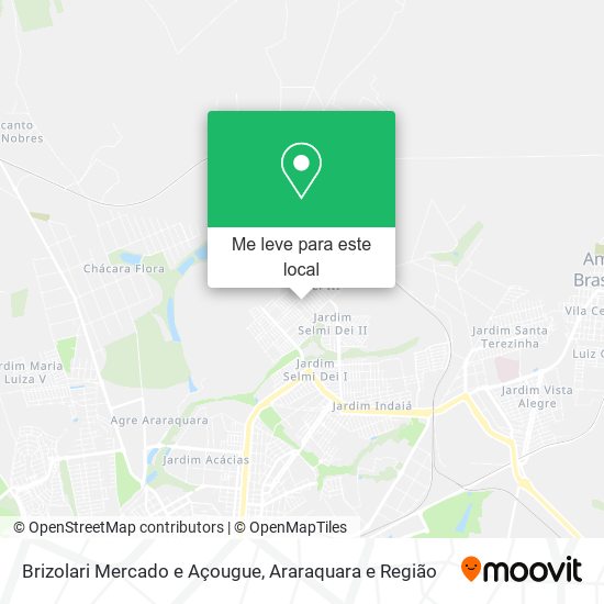 Brizolari Mercado e Açougue mapa