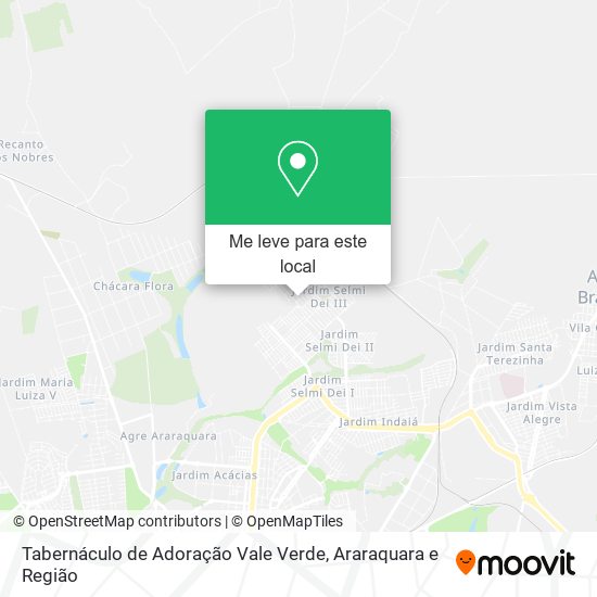 Tabernáculo de Adoração Vale Verde mapa