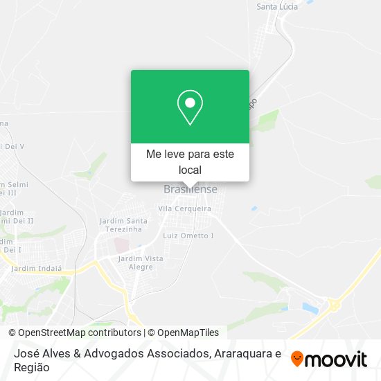 José Alves & Advogados Associados mapa