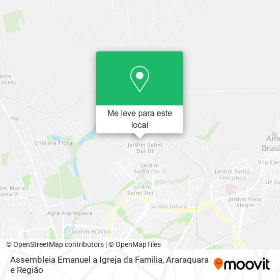 Assembleia Emanuel a Igreja da Familia mapa