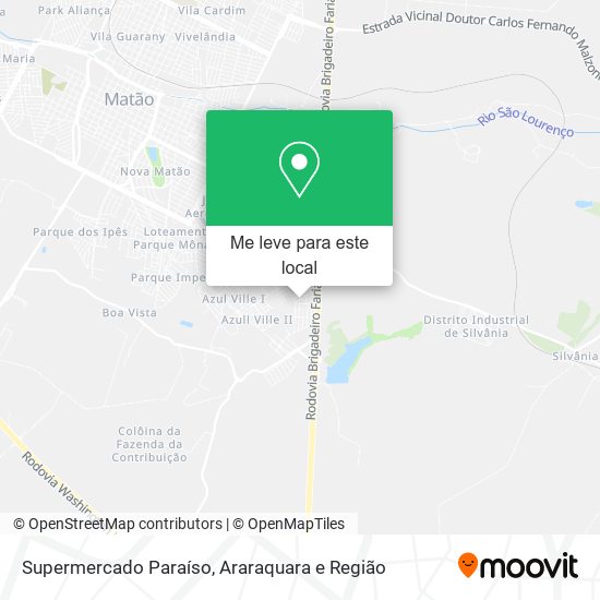 Supermercado Paraíso mapa