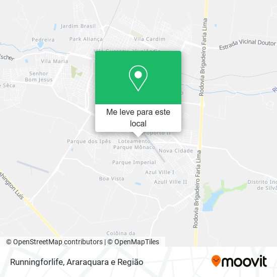 Runningforlife mapa