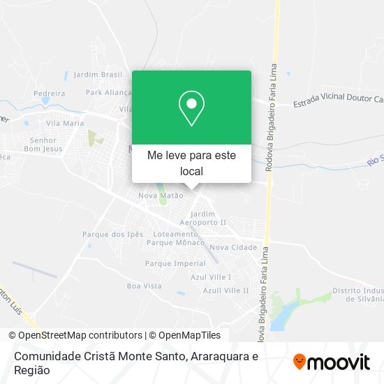 Comunidade Cristã Monte Santo mapa