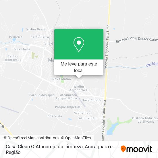 Casa Clean O Atacarejo da Limpeza mapa