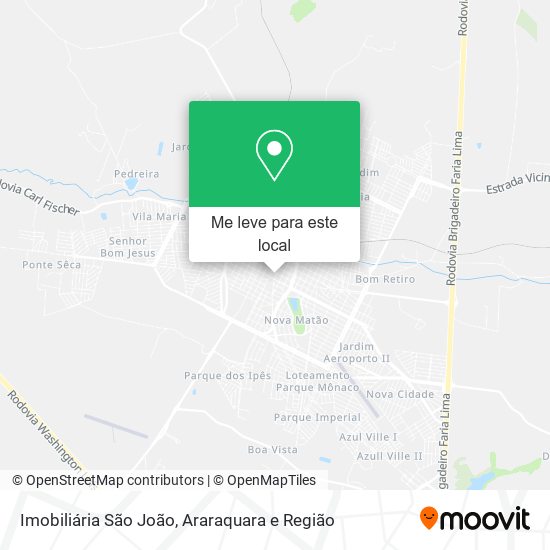 Imobiliária São João mapa