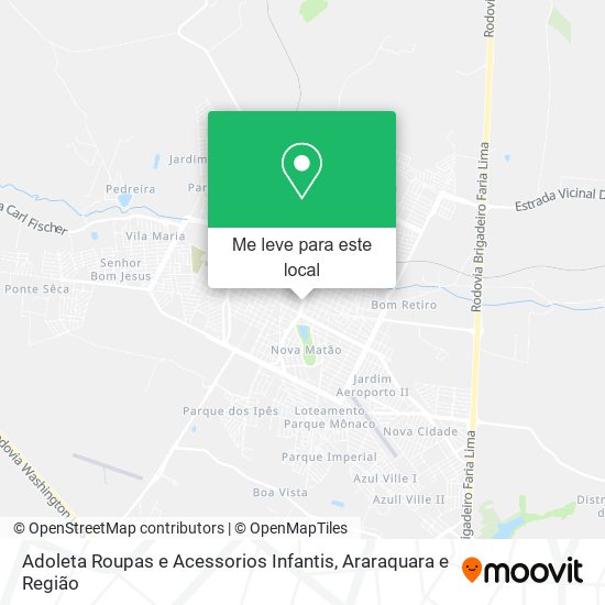 Adoleta Roupas e Acessorios Infantis mapa