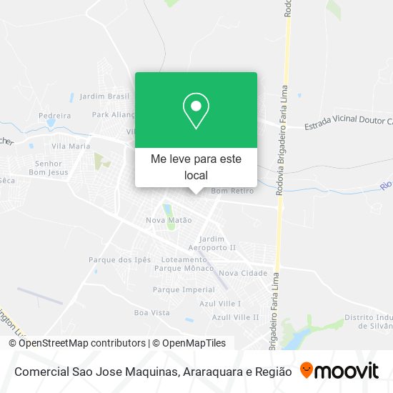 Comercial Sao Jose Maquinas mapa