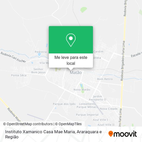 Instituto Xamanico Casa Mae Maria mapa