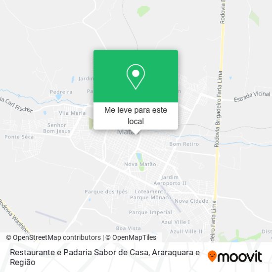 Restaurante e Padaria Sabor de Casa mapa