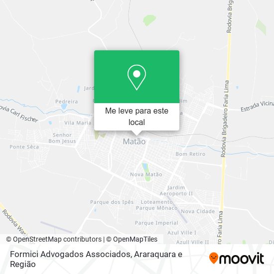 Formici Advogados Associados mapa