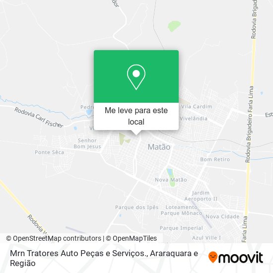 Mrn Tratores Auto Peças e Serviços. mapa