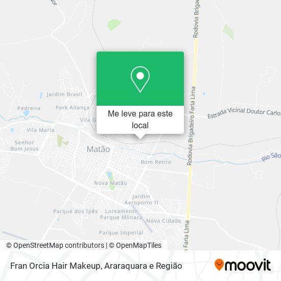 Fran Orcia Hair Makeup mapa