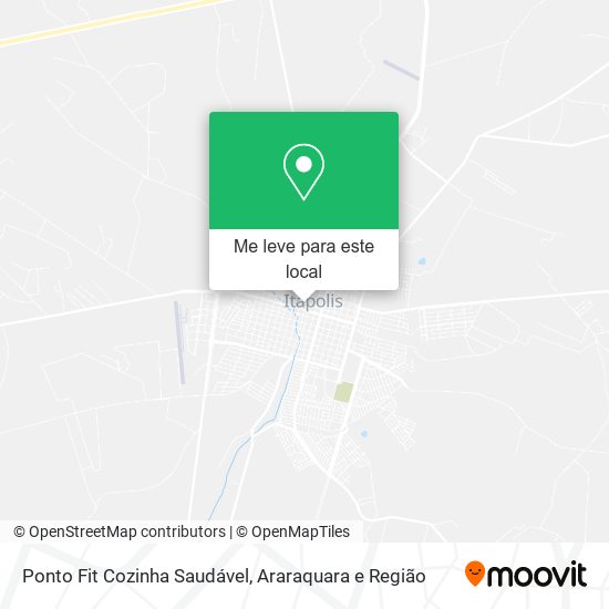 Ponto Fit Cozinha Saudável mapa