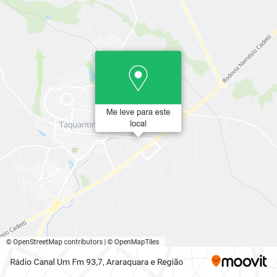 Rádio Canal Um Fm 93,7 mapa