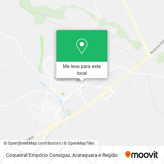 Coqueiral Empório Consigaz mapa