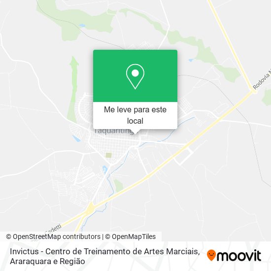 Invictus - Centro de Treinamento de Artes Marciais mapa
