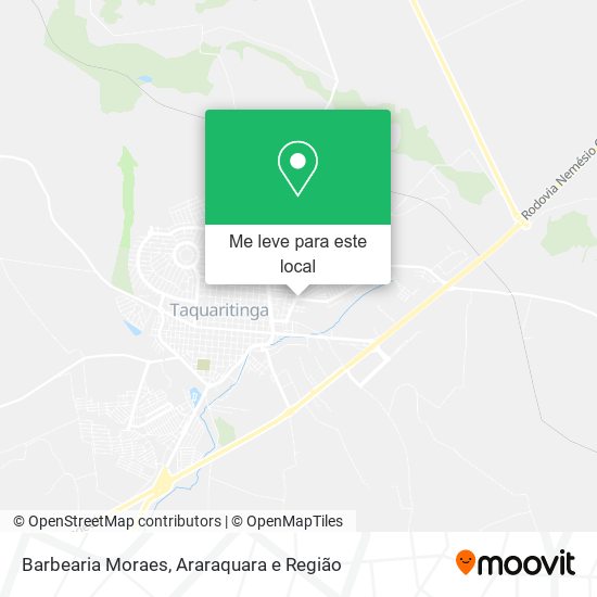 Barbearia Moraes mapa