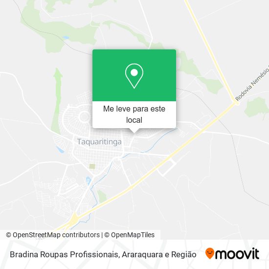 Bradina Roupas Profissionais mapa