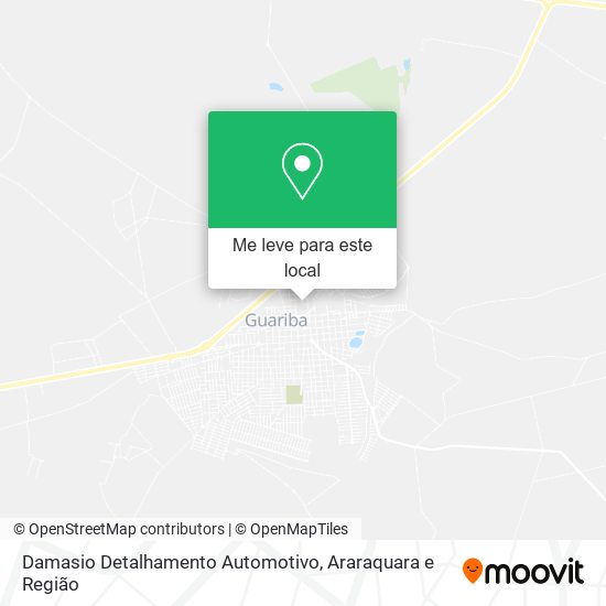 Damasio Detalhamento Automotivo mapa