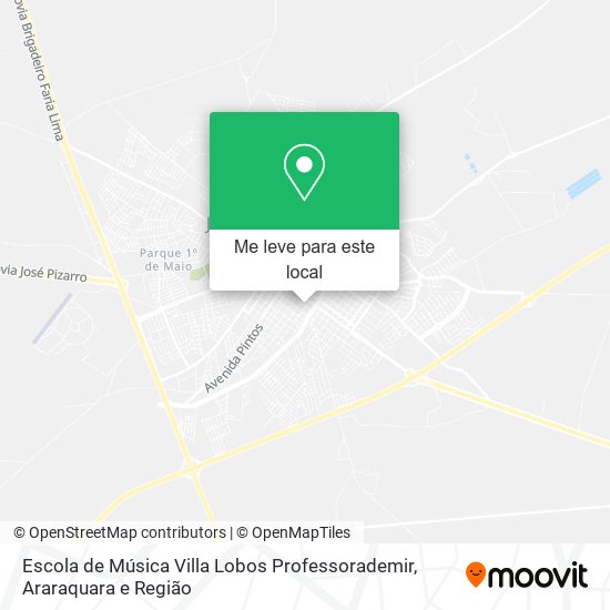 Escola de Música Villa Lobos Professorademir mapa