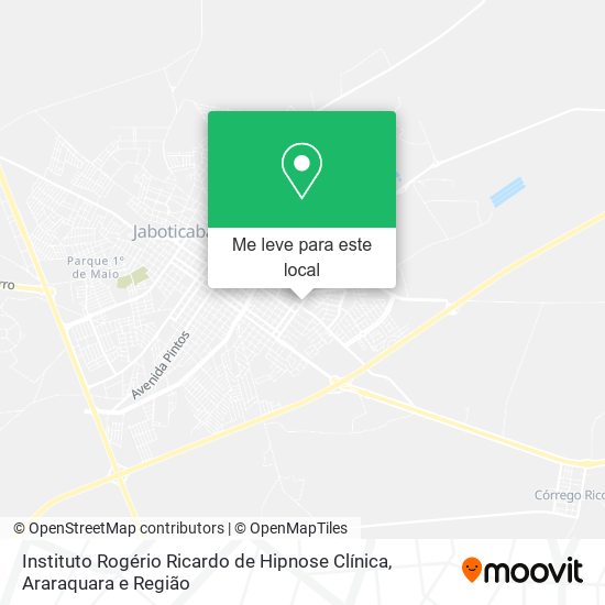 Instituto Rogério Ricardo de Hipnose Clínica mapa
