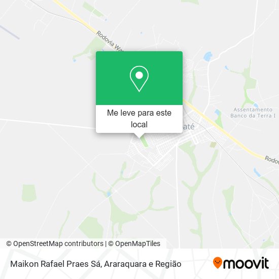 Maikon Rafael Praes Sá mapa